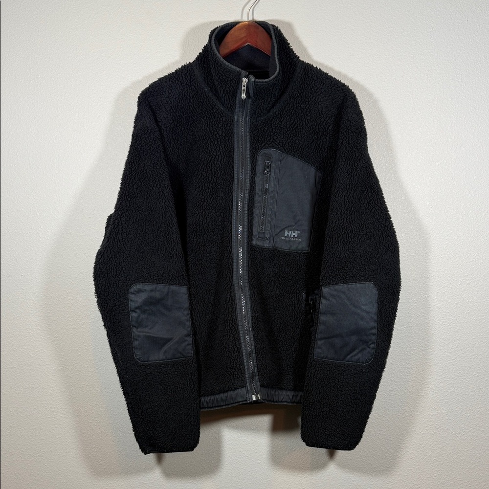Helly Hansen Black Sherpa Fleece Jacket